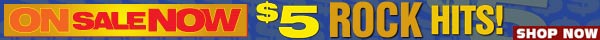 $5 Everyday Rock Music Sale