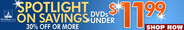 DVDs Under 11.99 Sale by Walt Disney