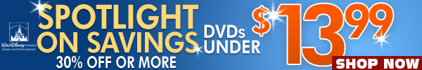 DVDs Under 13.99 Sale by Walt Disney