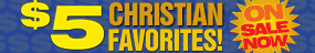 $5 Christian Music Sale