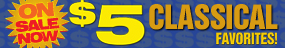 $5 Classical Music Sale