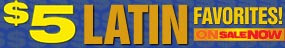 $5 Latin Music Sale