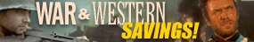 War and Western Sale